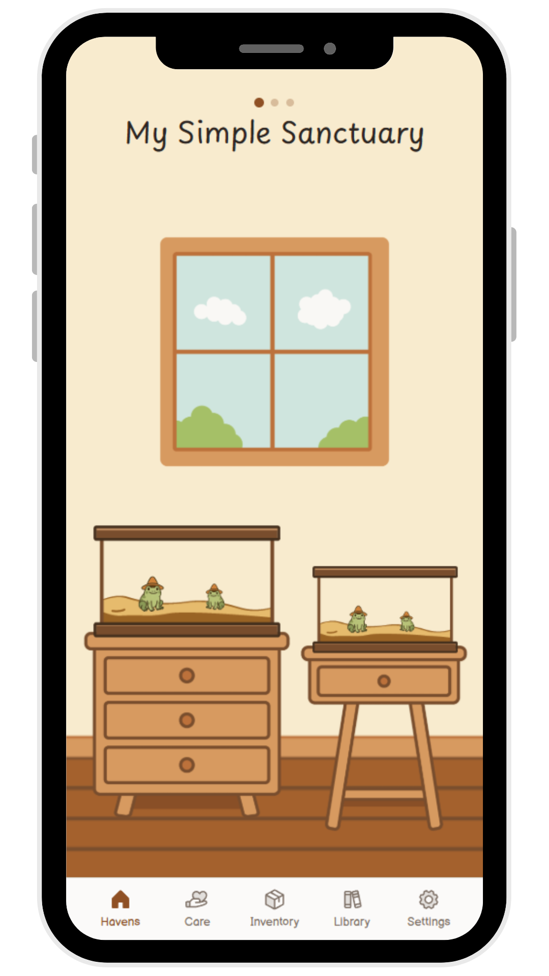 CrittrHavens Mobile App - My Simple Sanctuary